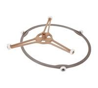 POPETPOP Anillo Giratorio de Hierro Resistencia Corrosión y Rotación sin Esfuerzo para Soporte Redondo Plato Giratorio de Microondas Adecuado para Accesorios de Microondas