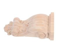 POPETPOP Aplique Decorativo de Madera Soporte de Estante de Estilo Embellecedor de Esquinas para Decoración de Hogar para Interiores y Modernos