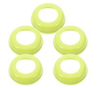 POPETPOP Aros de Repuesto para Biberones de Boca Ancha, Collar de Plástico Reutilizable, 5 Piezas para Bebés, Compatible 2ª y 3ª Generación, Protección Hermética, Accesorios para Alimentación Diaria