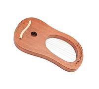 POPETPOP Arpa de Lira de Madera de 10 Cuerdas Xc03 para Músicos, Instrumento Musical Confiable Cuerdas Duraderas y Sonido Estable, Adecuado para Principiantes y Profesionales, Uso en Banda