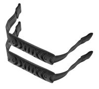 POPETPOP Asas de Soporte para Coche 2 Piezas Negras, Correas de Nylon para Reposacabezas Delantero, Manijas de Asistencia para Personas Mayores y Uso Automotor Interior