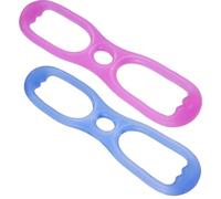 POPETPOP Bandas de Fuerza de Silicona Muscular Ejercicios Resistencia para 2 Piezas Compactas y Fáciles de Transportar Tonificación de Yoga, para Entrenamiento