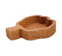 POPETPOP Bandeja De Tazón De Madera De Calabaza Bandeja De Comedor Decoración Del Hogar De Madera Fuente De Calabaza Marrón