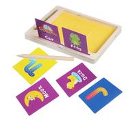 POPETPOP Bandeja Montessori para Escribir Arena para Diseño Seguro y Creativo Educativo de Formación de Letras Desarrollo de Habilidades Motoras Finas para Preescolar