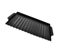 POPETPOP Bandeja para Barbacoa Antiadherente de Acero Ligero y Compacto Sartén Multiuso para Asar Verduras y Carnes Exteriores para Reuniones Familiares y Buffets