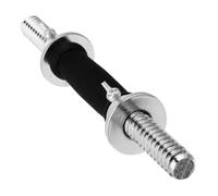 POPETPOP Barra de Mancuernas de Acero Negro, Barra Recta Mancuernas, Accesorio de Montaje para Gimnasio y Ejercicio en Casa, Aumenta la Fricción