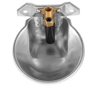 POPETPOP Bebedero Automático Inoxidable para Ganado Tazón de Agua de Gran Capacidad para Vacas Ovejas y Perros para Granja y