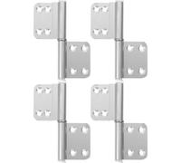 POPETPOP Bisagras de Puerta de Aluminio Desmontables para Baño y Aseo, 4 Piezas, Bisagras de Bandera Pequeñas Junta Deslizante, Alta Resistencia, para Puertas Interiores Clásicas