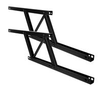 POPETPOP Bisagras de Resorte para Mesa de Café Elevable, 2 Piezas de Hierro Blanco Antióxido, Soporte Resistente y Fácil de Instalar para Sala de Estar