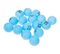 POPETPOP Bolas de Bingo 16 Piezas de Plástico Numeradas | Fáciles de Agarrar, Ligeras y Prácticas, para Entretenimiento y Actividades Creativas, Color Visible