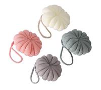 POPETPOP Bolas De Exfoliantes 4 Unidades Colores Surtidos Esponja Vegetal Cómoda Para Cuidado Personal Mujeres y Hombres Baño Spa Accesorios Prácticos