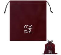POPETPOP Bolsa con Cordón para Secador de Pelo Resistente y Portátil Organizador Multiusos para Viaje Almacenamiento de Accesorios de Cabello Diseño Único con Estampado de Secador Color