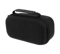 POPETPOP Bolsa de Almacenamiento con Asa Reforzada para Micrófono Negro con Forro Acolchado Grueso y Sistema de Divisores, Diseño Portátil para Transmisiones y Podcasts