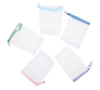 POPETPOP Bolsa de Jabón de Malla Flexible con Cuerda para Colgar, 20 Piezas, Recoge Escamas de Jabón, Adecuado para Viajar y Acampar Color Aleatorio