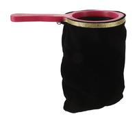 POPETPOP Bolsa de Mago Negra Ligera con Doble Boca Accesorio de Truco para Kit de Mago y Juguete de Trucos para Fiestas y Actuaciones en Escenario Bolsa de Apoyo Práctica para