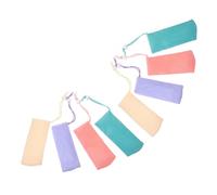 POPETPOP Bolsa de Malla para Jabón Cordón, 8 Piezas, Fácil de Colgar y Drenaje Rápido, Adecuado para Baño y Viaje Material Pe Resistente