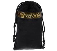 POPETPOP Bolsa de Tarot con Cordón, Organizador de Tarot para Hogar en Terciopelo Grueso, Protege Láminas y Joyas