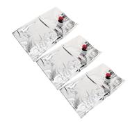 POPETPOP Bolsa Dispensadora de Vino Rellenable y Reutilizable, 10l, 3 Unidades, Portátil para Bares y Hogares, Repuesto Práctico