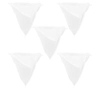 POPETPOP Bolsa Filtro de Malla Fina de Nailon 35x35x30 Cm, Doble Capa Reutilizable, 5 Unidades, Colador Cónico para Miel de Abeja, Extracción Doméstica y Filtrado Preciso para Apicultura