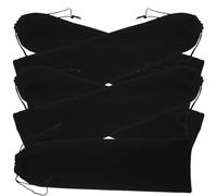 POPETPOP Bolsa Organizadora de Viaje para Plancha y Rizador de Pelo 5 Unidades Tamaño 12X44 CM Material de Felpa Suave Bolsa Portátil para Almacenamiento y Protección en Casa y Viajes