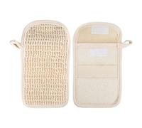 POPETPOP Bolsas de Pastilla de Jabón de Algodón y Lino 2 Piezas Diseño de Gancho y Lazo para Almacenamiento y Conservación de Jabón en Baño y Lavado Facial