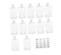 POPETPOP Bolsas De Viaje Para Artículos De Tocador y Bolsas De Loción Líquida 13 Piezas 50 Ml Fácil De Limpiar y Reutilizables Para Uso Viajes y Almacenamiento