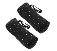 POPETPOP Bolsas Térmicas para Biberones 2 Unidades Bolsa Aislante para Botellas de Leche Negro Puntos Portabotellas Portátil para Viajes Calienta Biberones de Viaje de Almacenamiento