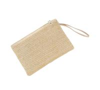 POPETPOP Bolso de Mano Trenzado de Pequeño Multifuncional para Monedas y Tarjetas Cartera Portátil para Mujer para Verano y Playa