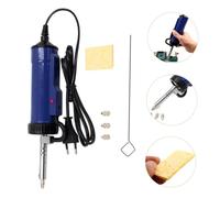 POPETPOP Bomba Desoldadora Eléctrica con Potente Succión y Calentamiento Rápido Herramienta Portátil para Mantenimiento Electrónico Incluye Boquillas Reemplazables Compatible con Acv para
