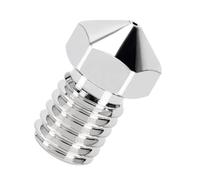 POPETPOP Boquilla para Impresora 3d de Latón Chapado en Níquel y Cobre, Resistente a Altas Temperaturas 300-350°c, Diámetro 0.4 Mm y Filamento 1.75 Mm, Repuesto para Extrusor de Impresora