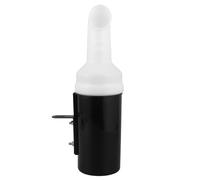 POPETPOP Botella de Arena para Carrito de Golf sin Perforaciones con Soporte Anti-Vibración Base Negra Plástico Resistente Contenedor Pequeño para Mantenimiento de Campo y Accesorios de