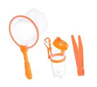 POPETPOP Botella De con Red para Atrapar Insectos. Red De Juguetes Externos Mosquitera para De Insectos Kit De Errores Capturador De Errores Naranja Abs