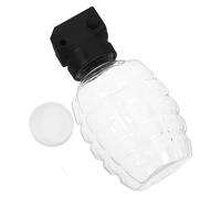 POPETPOP Botella Pequeña de Almacenamiento para Niños y Niñas Diseño Transparente y Forma de Piña, Material Abs y Pe, Compacta Tapa para Recargar y Espray