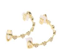 POPETPOP Brackets De Gemas De Moda Parrillas Gemas De Imitación Chapados Accesorio Bucal Estilo Hip Hop Para Hombres y Mujeres Disfraz De Rapero Para Fiesta