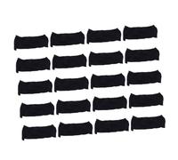 POPETPOP Braguitas Desechables de Algodón Puro Negras 20 Unidades Malla Transpirable para Maternidad Cuidado Posparto y Spa Ropa Interior Ligera y Cómoda para Mujer