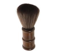 POPETPOP Brocha de Afeitar de Salón de Madera y Fibra para Eliminar Residuos, Cepillo de Peluquería Profesional Versátil para Limpieza y Peinado en Peluquerías