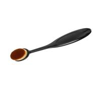 POPETPOP Brocha para Base en Polvo Multifuncional Tamaño Viaje Fibra Sintética Mango Ergonómico para Aplicar Polvos y Rubor Maquillaje Profesional Uso Personal y Viaje Color Negro