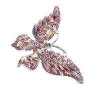 POPETPOP Broche de Moda Gemas de Imitación, Broche de Aleación para Ropa y Sombrero, Pin Estético Femenino para Decoración en Eventos y Uso Diario