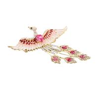 POPETPOP Broche Elegante con Cristales de Imitación Alfiler de Solapa para Mujer Accesorio Sofisticado para Trajes y Fiestas Navideñas