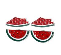 POPETPOP Broches De Sandía Esmaltados 4 Pcs, Pines Divertidos, Accesorios De Ropa Para Mujer, Broche De Dibujos Animados, Colores Vivos, Pequeños y Ligeros, Ideales Para Verano y Uso Diario