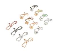 POPETPOP Broches Decorativos De Estetoscopio Para Parteras y Veterinarios, 12 Piezas De Aleación Diseño De Dibujos Animados, Insignias Para Ropa Informal