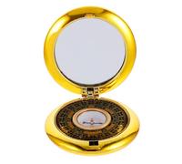 POPETPOP Brújula Militar Portátil Multifuncional para Montañismo y Senderismo Mini Brújula de Bolsillo con Diseño Feng Shui Bagua para Navegación y Actividades al Aire