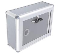 POPETPOP Buzón de Sugerencias de Metal Ranura Frontal y Montaje en Pared, Caja para Almacenar Cartas y Boletos, Adecuado para Solicitar Opiniones en Oficina