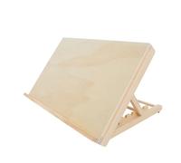 POPETPOP Caballete de Mesa Plegable de Madera Ligero Cuatro Alturas Ajustables, Portátil y Ahorra Espacio, Adecuado para Escritorio de Oficina y Artistas Principiantes