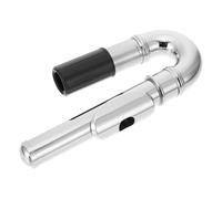 POPETPOP Cabeza de Boquilla para Flauta Travesera en Plata, Accesorio Funcional Instalación Sencilla para Músicos en Formación y Recitales