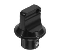 POPETPOP Cabeza de Llave para Motocicleta de Aleación de Aluminio Negro Diseño Minimalista y Fácil Instalación, Accesorio Adecuado para Desplazamientos Urbanos