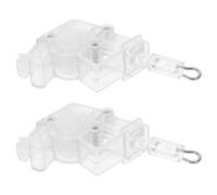 POPETPOP Cabezal de Control para Persiana Veneciana Hexagonal, Accesorio Mecanismo de Gancho, 2 Piezas para Recambios de Estores y Ventanas Interiores