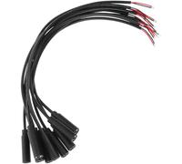 POPETPOP Cable de Audio Mono Material PVC y Cobre de 3,5mm Conector Hembra y Cable Desnudo 10 Piezas Adecuado para Reparación y Extensión para Auriculares y Micrófono