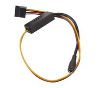 POPETPOP Cable para Disco Duro Interno Negro con Conector Dc a Interfaz Serial, Plug And Play, Material Plástico y Aleación, Adecuado para PC y Reducción de Desorden de Cables