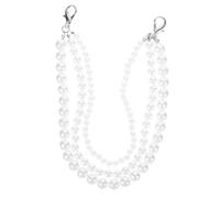 POPETPOP Cadena de Perlas para Zapatos Mujer Encanto Joyería para Botas Diseño Trenzado Artesanal Accesorio Elegante y Versátil